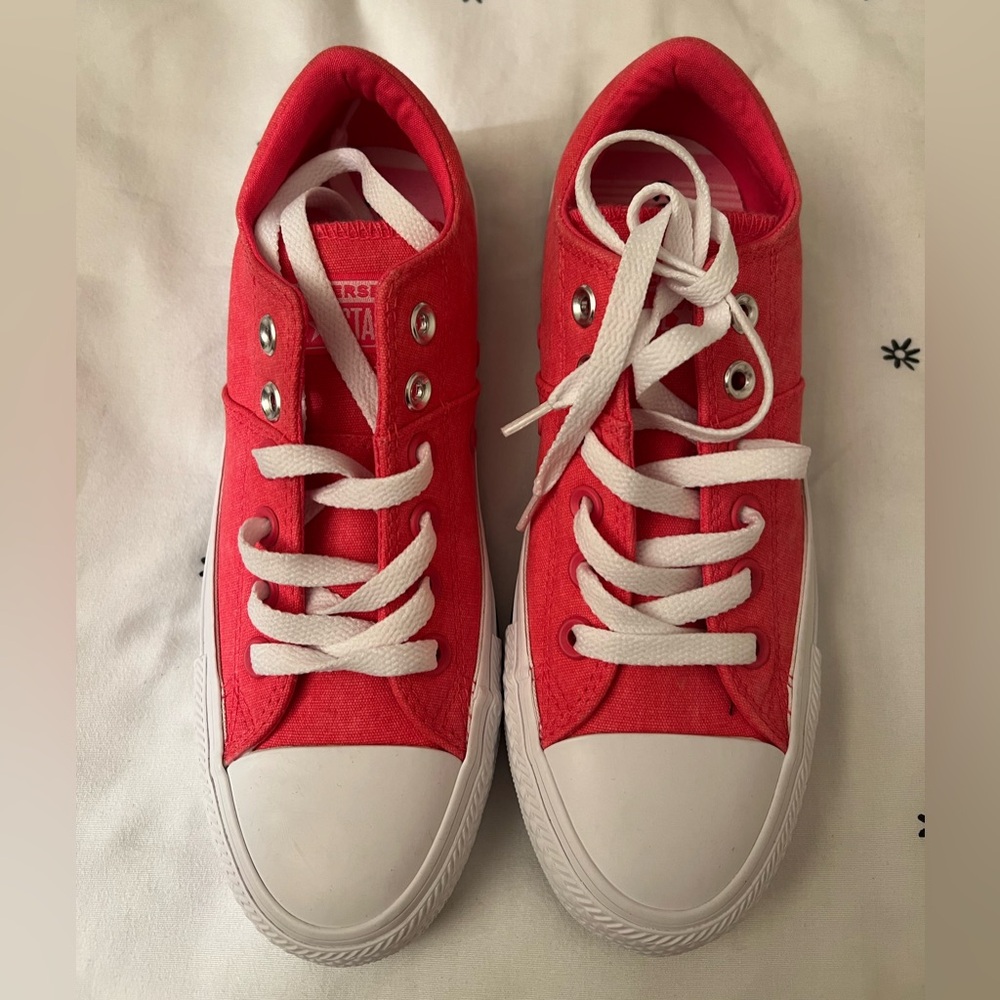 Converse Chuck Taylor All Star Madison low top canvas sneakers in orange size 7